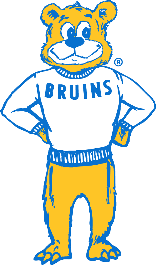 UCLA Bruins 1964-1996 Mascot Logo diy iron on heat transfer
